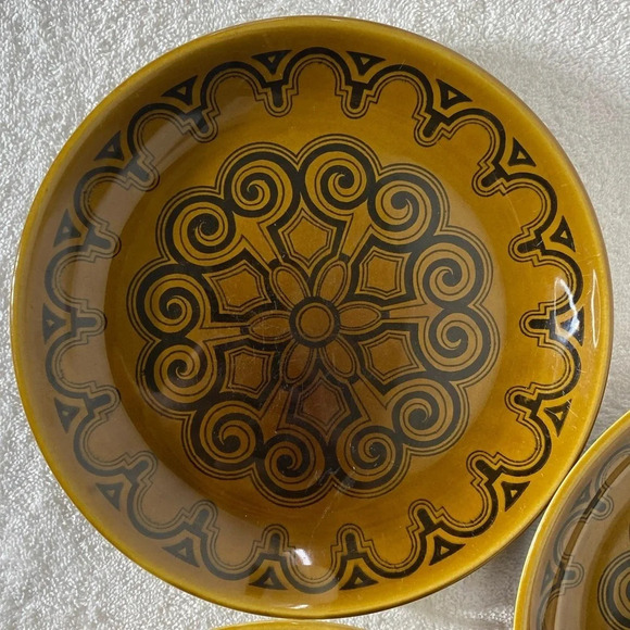 Vintage Bilton’s Staffordshire England Ironstone Brown Tableware Plates x3 - Picture 4 of 11